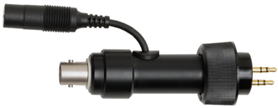 Horiba LAQUA 300 BNC Adapter, schwarze zylindrische Bauform, kompakter Anschluss für Elektroden